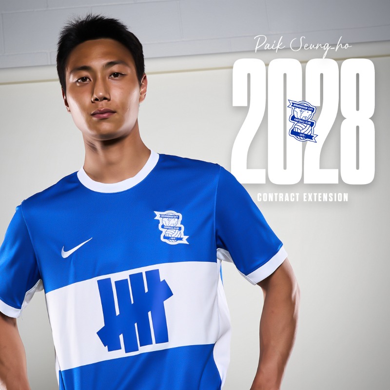 BCFC's tweet photo. We can confirm that Paik Seung-ho has signed a contract extension, committing his future to the Club until at least June 2028. ✍️