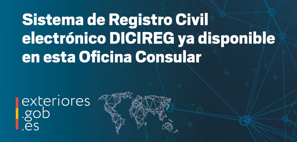 Ya está operativo el nuevo sistema de Registro Civil digital en este Consulado General Montpellier. A partir de ahora se podrán obtener los certificados de registro civil electrónicamente. Toda la información sobre los nuevos trámites se puede consultar en exteriores.gob.es/Consulados/mon…