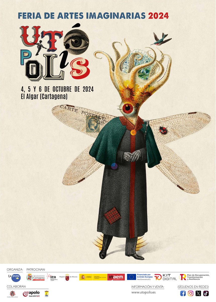 Gracias a todas y todos los que disfrutasteis de nuestra pequeña ciudad imaginaria el pasado fin de semana. La cultura nos hace más fuertes y nos permite mirar y afrontar cualquier horizonte . 
Hoy nos levantamos agotados pero felices, comenzando a imaginar Utópolis 2025