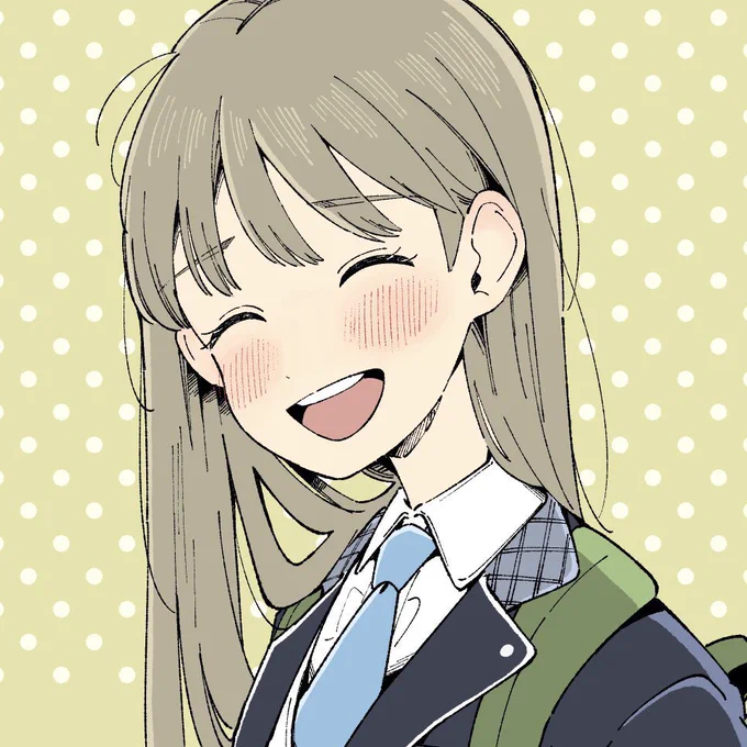 照れ顔の女の子