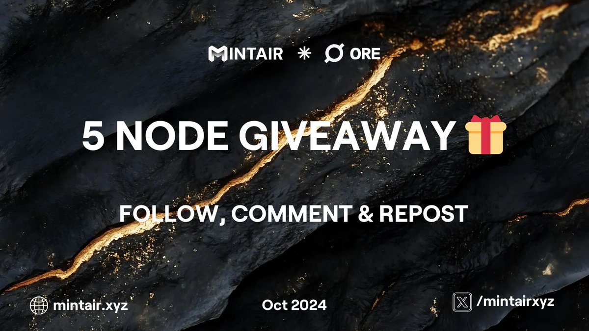 Mintair | One Click Infra tweet media