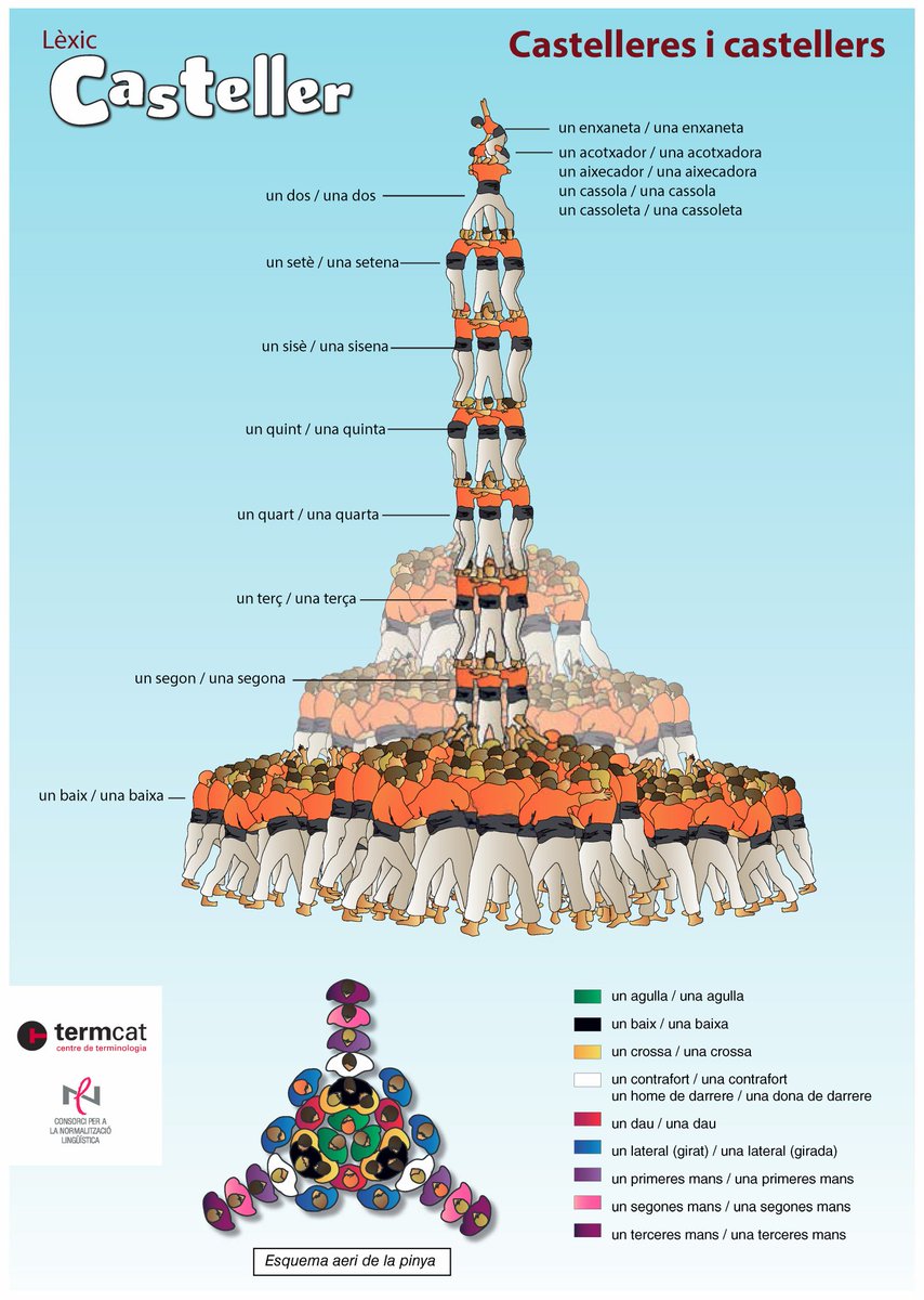 'Baixa', 'segona', 'terça', una 'crossa', una 'contrafort'... 

✊🏿💜 Visibilitzem les dones als #castells!

Totes les formes femenines al 'Diccionari casteller' i també en aquesta #infografia 👇

termcat.cat/ca/recursos/pr…

#donescastelleres #ConcursTGN2024