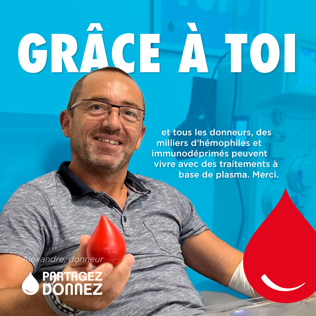 Tu peux donner ton plasma jusqu'à 24 fois par an, soit toutes les 2 semaines. 
(C'est comme changer tes draps régulièrement !)