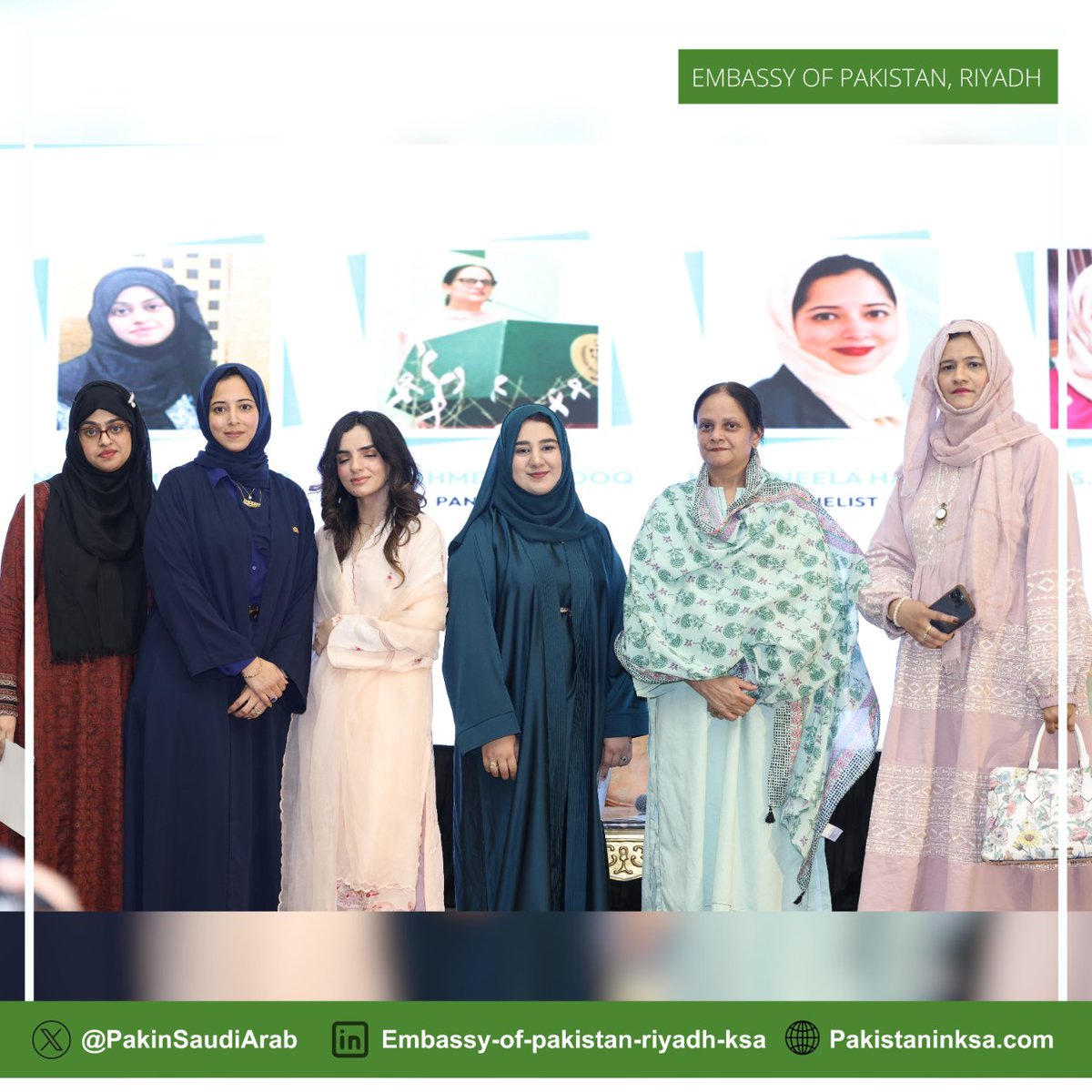 PakinSaudiArab's tweet image. Ambassador @AmbFarooq, spouse &amp;amp; embassy officials attended the Unity Festival organized by Saudi Pakistani Professionals Community. The event featured corporate panels, family activities, 🎤 seminars, 🛍 stalls, &amp;amp; job support, strengthening community bonds.🤝#UnityFestival #SPPC