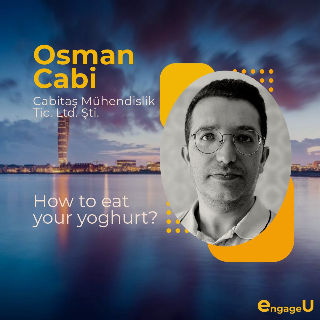 Engageu_eu's tweet image. 🌟 Join Osman Cabi at EngageU! Discover his unique methods in "How to Eat Your Yogurt?" Learn about the simple yet effective habits that can enhance your development skills. Don't miss out! #EngageU #DeveloperTips #ClarisCommunity #TechTalk