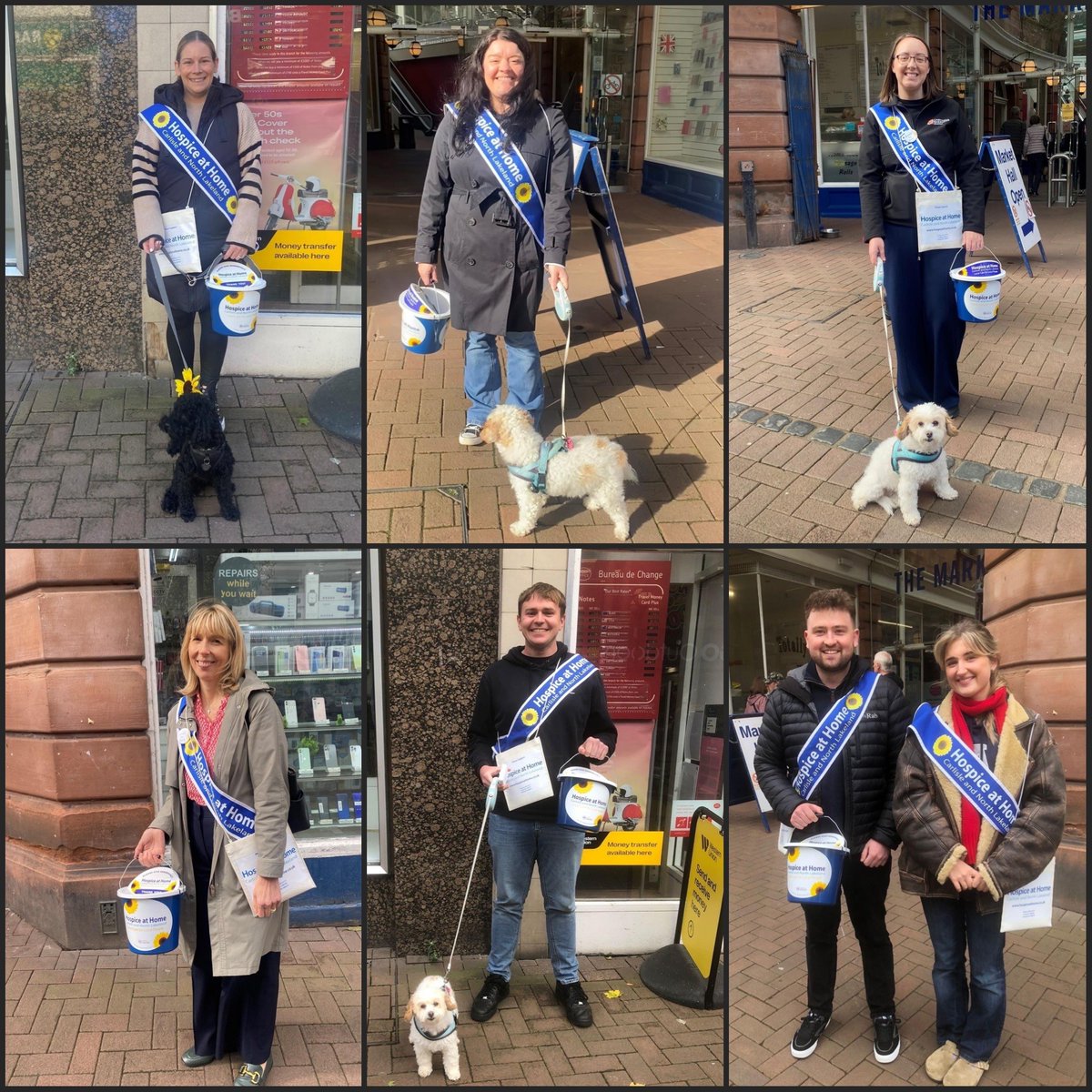 Cartmells's tweet photo. At the end of September #TeamCartmells helped out @HospiceatHome with their flag day in Carlisle...

We can now confirm that a wonderful £928.19 was raised!

Thank you to all who volunteered and donated 🌻 

#AlwaysAtYourSide #ProudToSupport https://t.co/BAts1jSgk8