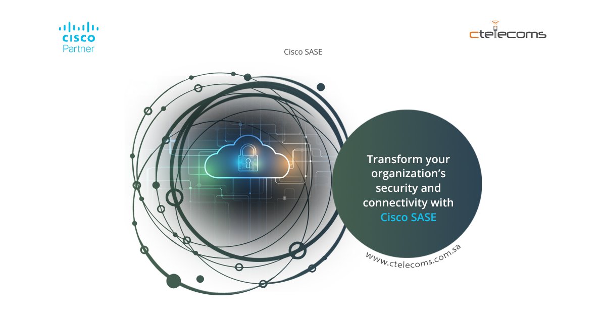 ctelecoms_ksa's tweet image. In a world where we all work from different locations, keeping our data safe is crucial. #Cisco_SASE combines #networking and #security into one easy-to-use solution.
ctelecoms.com.sa/L166/Cisco-SASE

#Cisco_partner #security_solution #Ctelecoms #Meraki_SDWAN #Cloud_security #IT_security