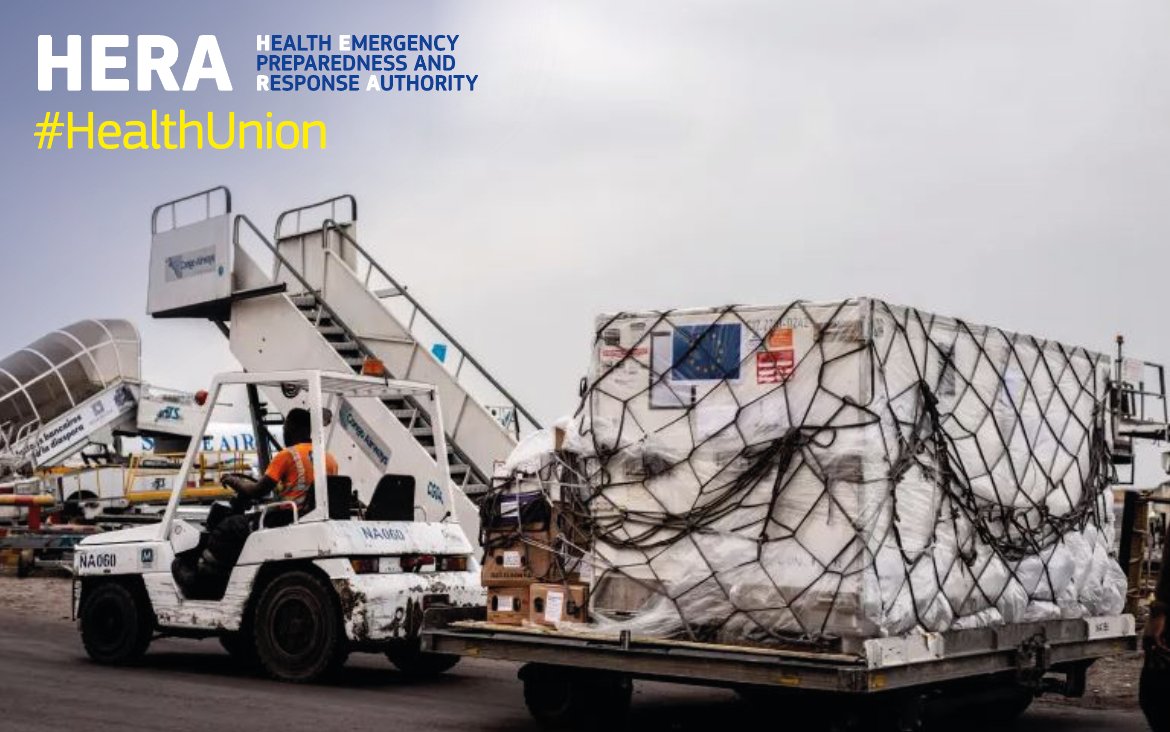 EU HERA (@ec_hera) on Twitter photo #Mpox vaccines are on the ground in 🇷🇼Rwanda💉5,420 doses of the MVA-BN® vaccine have been delivered to support the country’s response to the #mpox outbreak. This is part of a broader commitment, with 215,000 doses pledged to <a href="/AfricaCDC/">Africa CDC</a>
➡️🔗europa.eu/!P9WvBN #Mpox vaccines are on the ground in 🇷🇼Rwanda💉5,420 doses of the MVA-BN® vaccine have been delivered to support the country’s response to the #mpox outbreak. This is part of a broader commitment, with 215,000 doses pledged to <a href="/AfricaCDC/">Africa CDC</a>
➡️🔗europa.eu/!P9WvBN