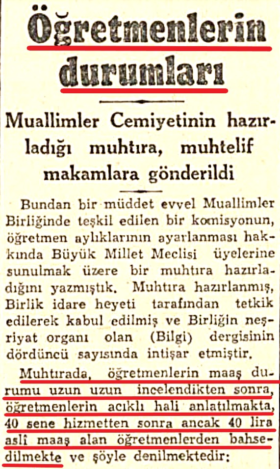 mustafarmagan's tweet photo. "Milletvekili maaşları öğretmen maaşlarını geçmesin" palavrasının tarihin çöplüğüne gitmesinin üzerinden epey zaman geçti

 lakin arşivlerde bu tür haberlere tesadüf edince tek tük de olsa hâlâ bu masala inanan ortodoks kemalistlerin bulunabileceği ihtimaline karşı hatırlatmakta fayda görüyoruz!

Cumhuriyet, 16 Eylül 1947