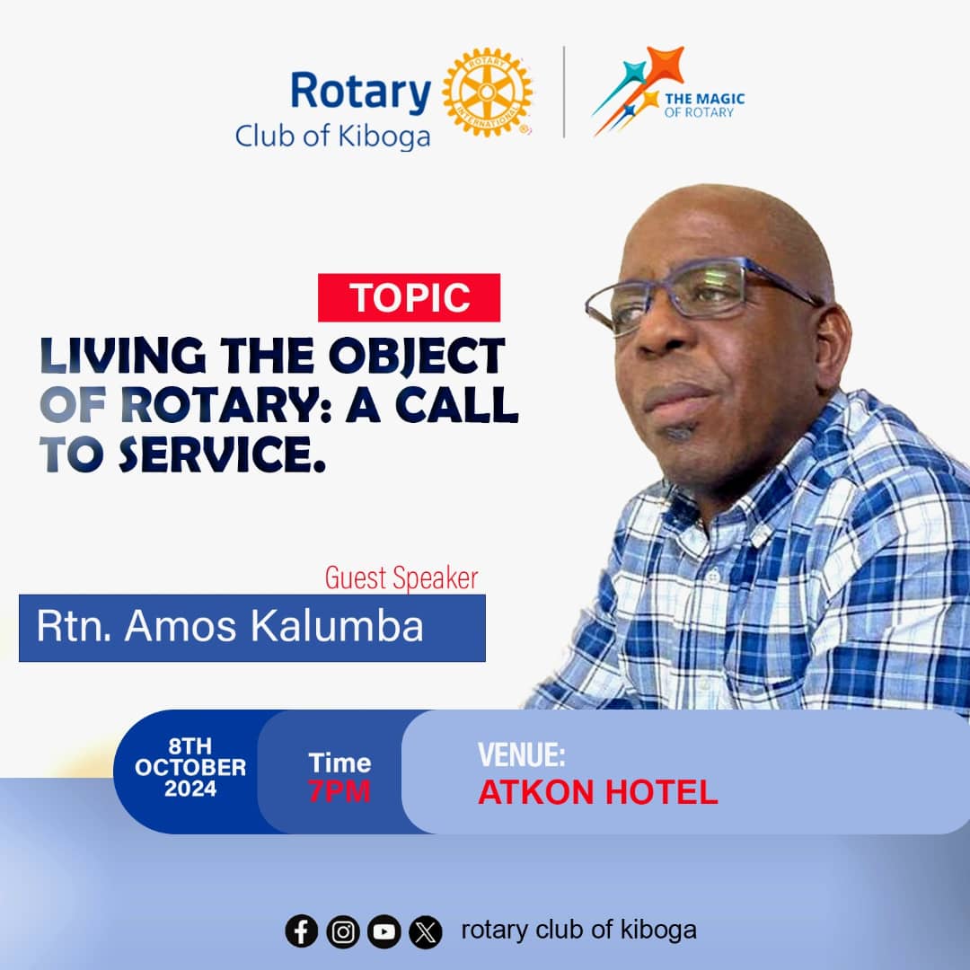 Rotary club of Kiboga invites you for the  weekly fellowship every Tuesday starting at 7:00pm At Atkon Hotel and join online on Google Meet, click this link: 
meet.google.com/gvz-xttt-ezz 
 
Or open Meet and enter this code: gvz-xttt-ezz

Time: *7pm* 

Venue: *Atkon Hotel*