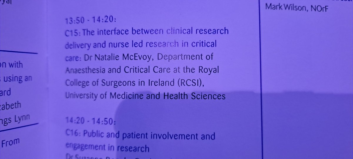 Looking forward to another brilliant BACCN conference in Aberdeen. Delighted to be here and in particular to seeing Irish representation from Beaumont and the RCSI. We're also laying the groundwork for our joint IACCN/BACCN conference in Belfast in 2026 #BACCNConf2024