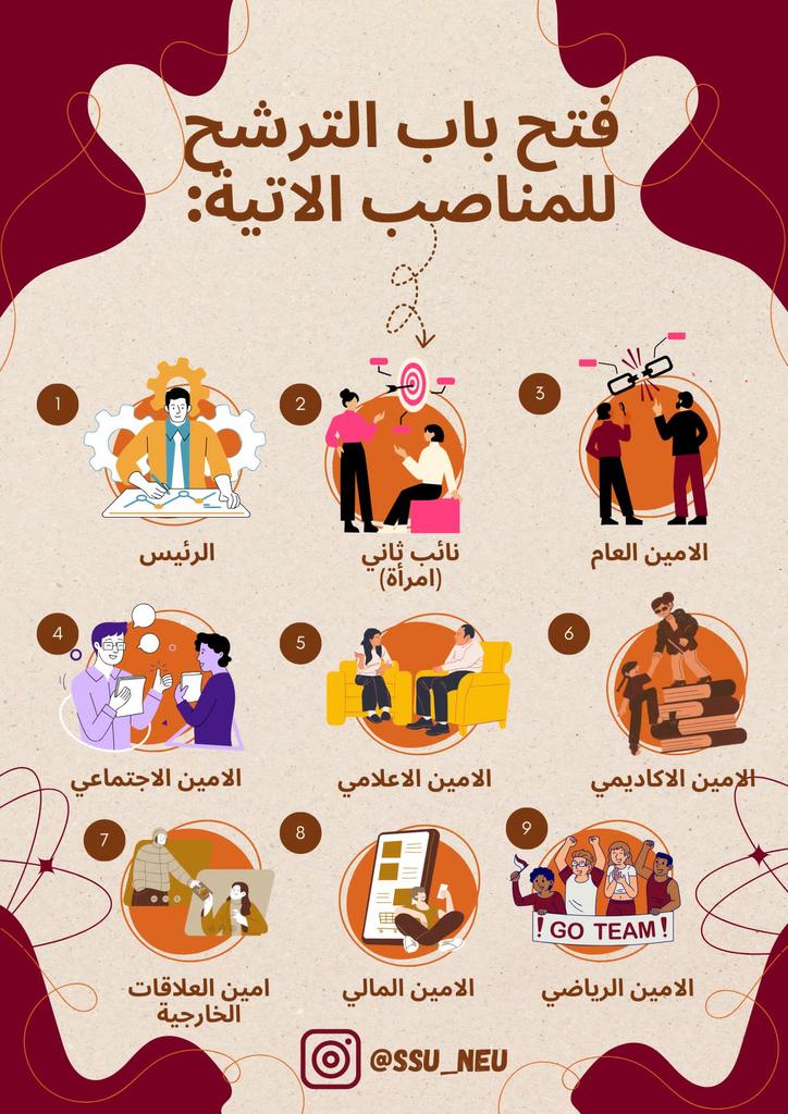 بسم الله الرحمن الرحيم 
نعلن عن فتح باب الترشح للدورة 2024/25، للمزيد من التفاصيل تجدونها في الصورة ادناه