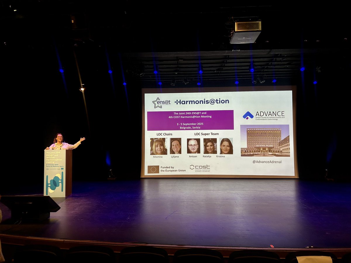 EYES (@eyescientists) on Twitter photo The ECI adrenal community was buzzing at the joint <a href="/ENSAT_news/">European Network for the Study of Adrenal Tumours</a> and <a href="/goharmonisation/">HARMONIS@TION</a> meeting in Palma de Mallorca! 🇪🇸
Super proud of our proactive community 🌱
See you next year in Belgrade 🇷🇸
<a href="/AltieriBarbara/">Barbara Altieri</a> <a href="/KSaravinovska/">Kristina Saravinovska</a> <a href="/ZibarKarin/">Karin Zibar Tomsic</a> <a href="/LjiljanaMarina/">Ljiljana Marina</a> <a href="/santoans/">Antoan Stefan Sojat</a> <a href="/anja_barac/">Anja Barač Nekić</a> The ECI adrenal community was buzzing at the joint <a href="/ENSAT_news/">European Network for the Study of Adrenal Tumours</a> and <a href="/goharmonisation/">HARMONIS@TION</a> meeting in Palma de Mallorca! 🇪🇸
Super proud of our proactive community 🌱
See you next year in Belgrade 🇷🇸
<a href="/AltieriBarbara/">Barbara Altieri</a> <a href="/KSaravinovska/">Kristina Saravinovska</a> <a href="/ZibarKarin/">Karin Zibar Tomsic</a> <a href="/LjiljanaMarina/">Ljiljana Marina</a> <a href="/santoans/">Antoan Stefan Sojat</a> <a href="/anja_barac/">Anja Barač Nekić</a>