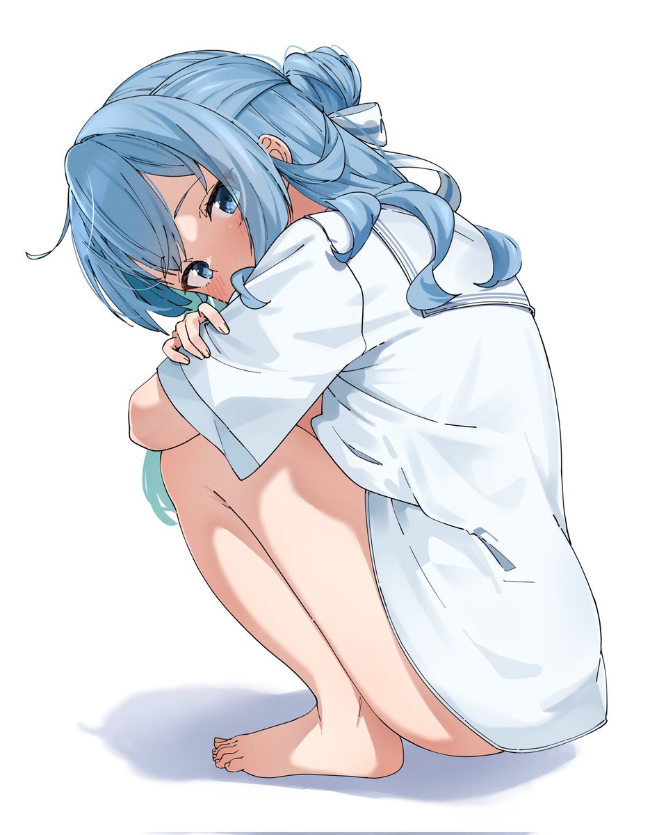 ⠀
“ ... You guys haven't forgotten about Suichan, right?

I'm just gonna laze around today, so if you wanna join me, I 𝘨𝘶𝘦𝘴𝘴 that'd be okay. ♡ ”
⠀