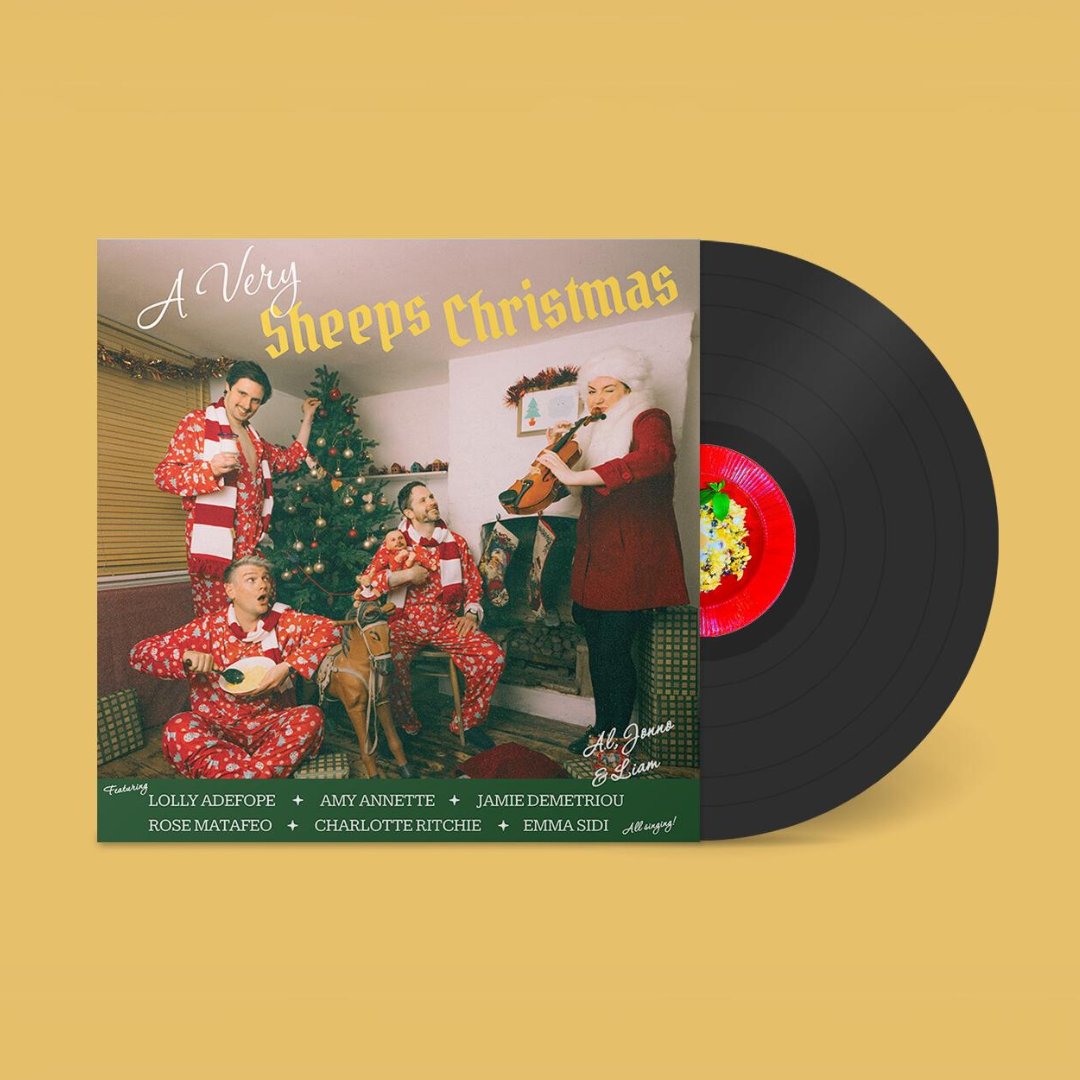 countrymileprod's tweet image. Pre-order A VERY SHEEPS CHRISTMAS on vinyl right now here: sheepscomedy.bandcamp.com/album/a-very-s…

And you can pre-save the album for streaming right here: snd.click/9cux
