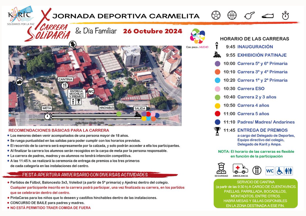 Colegio SMC Murcia (@smcmurcia) on Twitter photo 🌍✨ Este año nuestra 🏃🏻♀️➡️ X Carrera Solidaria 2024 🏃🏻tiene el fin solidario de mejorar el acceso a la salud y la alimentación en #TimorLeste a través del proyecto “APOYO A 4 POLICLÍNICOS: BEBONUK, BOBONARO, MAUBISSE Y MAUBARA” de <a href="/Karitsolidarios/">Karit Solidarios</a> 👐
#juntoscruzamoslameta 🌍✨ Este año nuestra 🏃🏻♀️➡️ X Carrera Solidaria 2024 🏃🏻tiene el fin solidario de mejorar el acceso a la salud y la alimentación en #TimorLeste a través del proyecto “APOYO A 4 POLICLÍNICOS: BEBONUK, BOBONARO, MAUBISSE Y MAUBARA” de <a href="/Karitsolidarios/">Karit Solidarios</a> 👐
#juntoscruzamoslameta