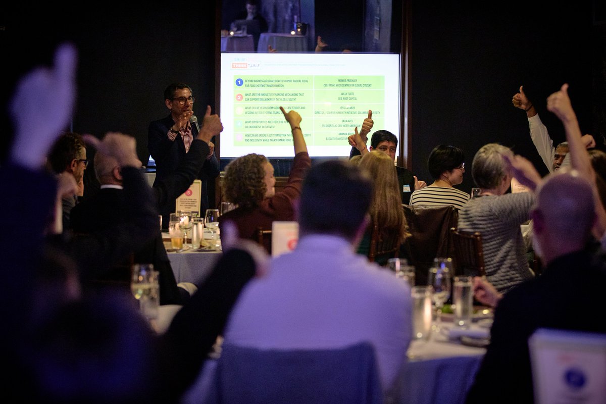 During New York Climate Week, Clim-Eat convened people from around the world with the same goal: combating climate change. 

Pictured is Dario Soto Abril asking the audience if they are hopeful about the future.

Thank you all for an insightful, solutions-oriented evening.