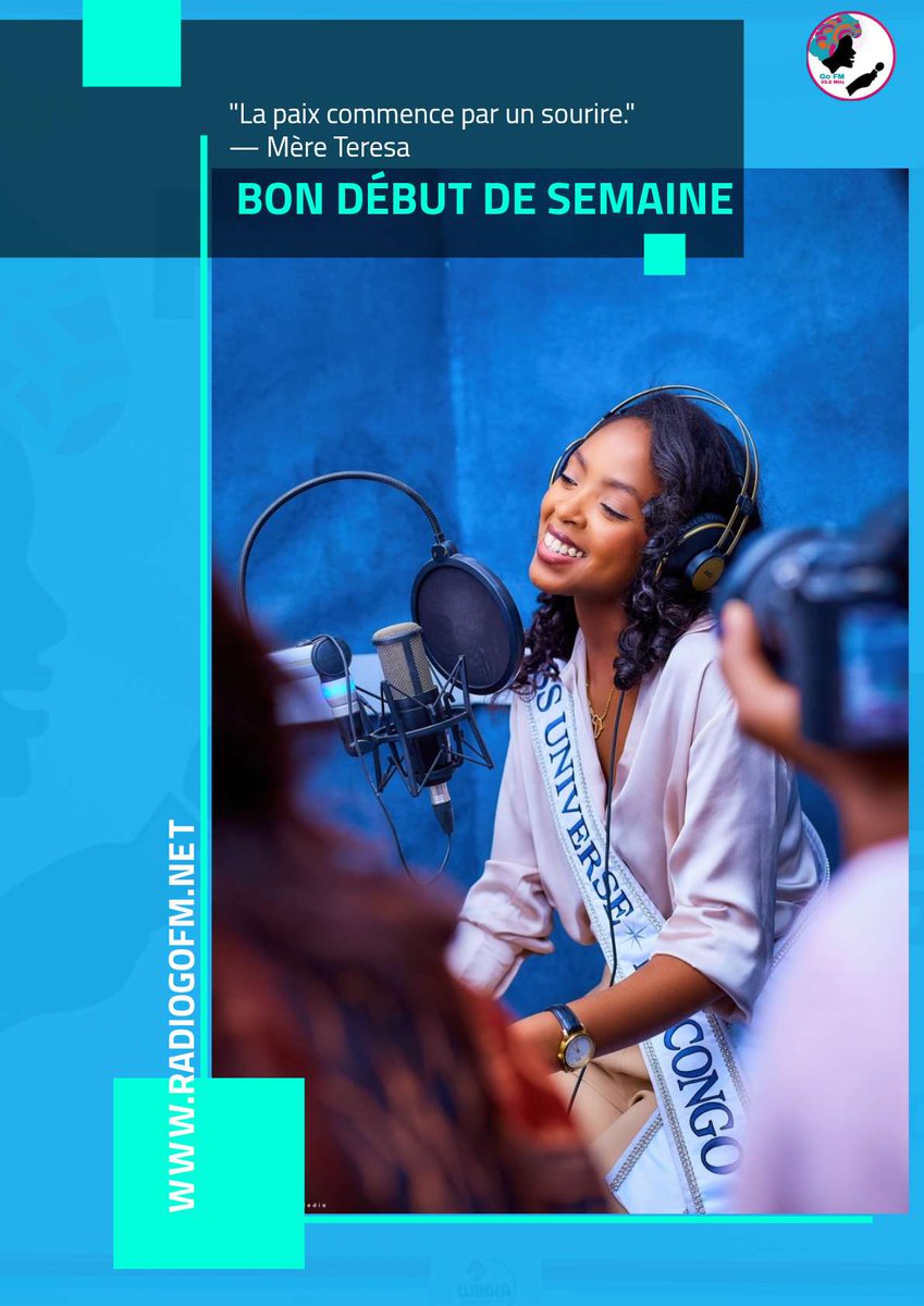 gofm2022's tweet photo. 🌟 Bonjour à tous les auditeurs de GoFm ! 🌟

Nous espérons que vous avez passé un excellent week-end. En ce début de semaine, nous vous souhaitons plein de motivation et d'énergie pour atteindre tous vos objectifs. 

Passez une merveilleuse semaine ! 🎶
#Gofm #RDC #Goma https://t.co/qdDohRdcVW