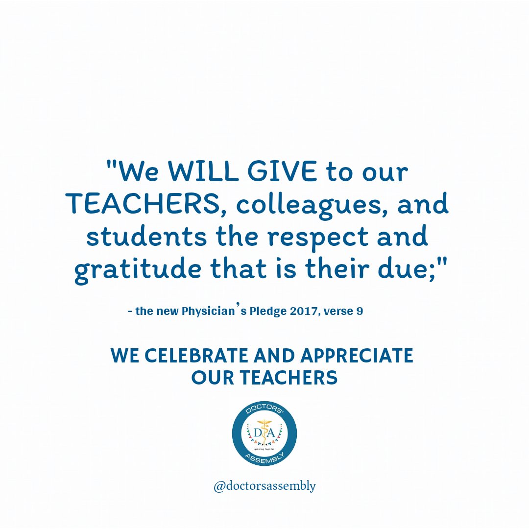 Good morning #Mondayfreak @doctorsassembly #Teachers #TeachersDay #HappyTeachersDay