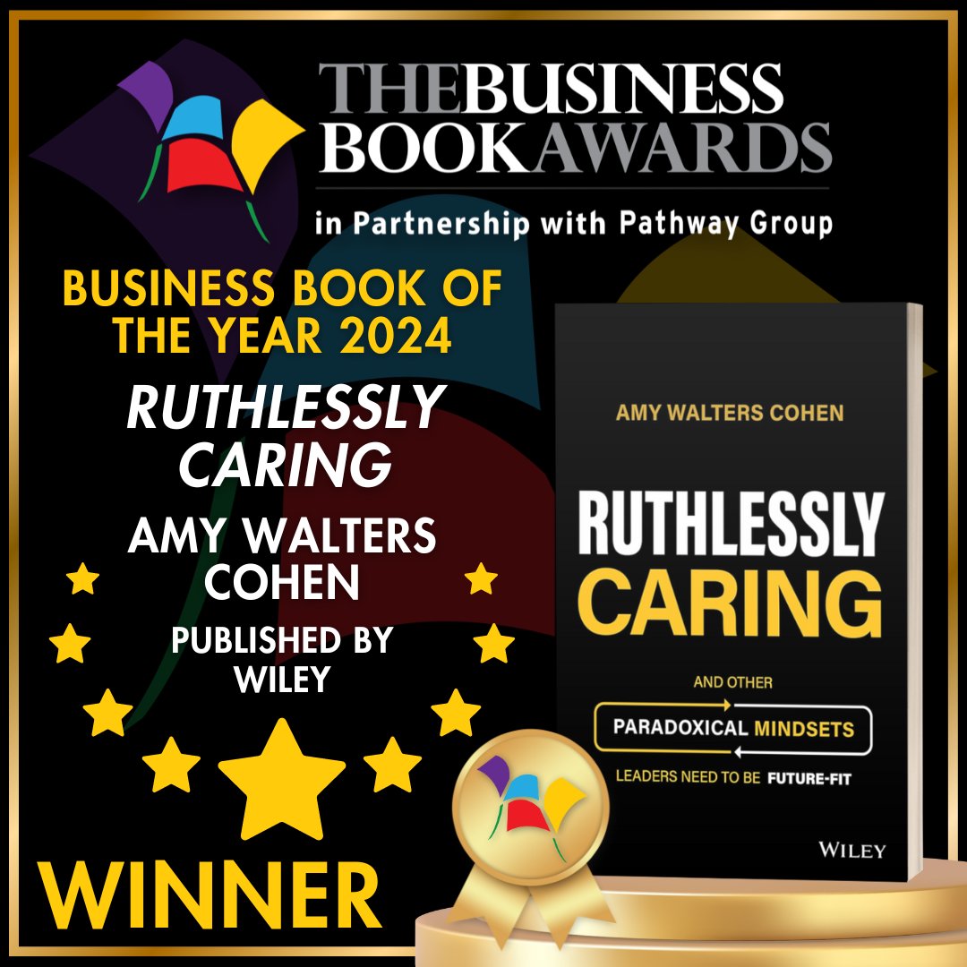 Business Book Awards (@bizbookawarduk) on Twitter photo ๐๐ BUSINESS BOOK OF THE YEAR 2024 ๐๐
'Ruthlessly Caring' by Amy Walters Cohen (published by <a href="/WileyBusiness/">Wiley Business</a> <a href="/WileyGlobal/">Wiley</a>).
businessbookawards.co.uk/winners-2024/
#BBA2024 #Book #Books #RuthlesslyCaring #BookOfTheYear #BusinessBookOfTheYear #BookOfTheYear2024 #BusinessBookOfTheYear2024 ๐๐ BUSINESS BOOK OF THE YEAR 2024 ๐๐
'Ruthlessly Caring' by Amy Walters Cohen (published by <a href="/WileyBusiness/">Wiley Business</a> <a href="/WileyGlobal/">Wiley</a>).
businessbookawards.co.uk/winners-2024/
#BBA2024 #Book #Books #RuthlesslyCaring #BookOfTheYear #BusinessBookOfTheYear #BookOfTheYear2024 #BusinessBookOfTheYear2024