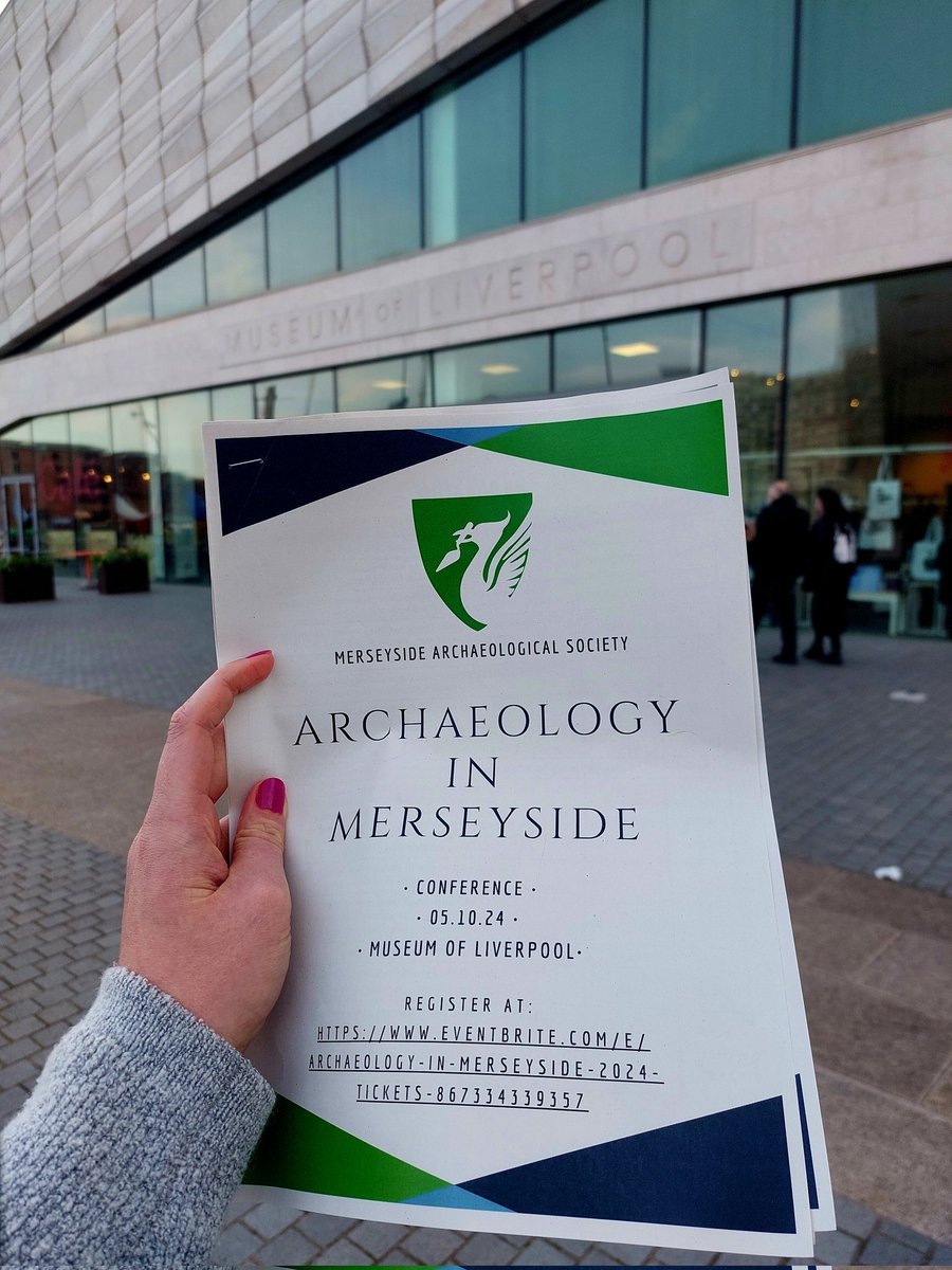 Had a lovely weekend just gone at the <a href="/MerseyArchSoc/">Merseyside Archaeological Society</a> conference hosted <a href="/MuseumLiverpool/">Museum of Liverpool</a> hearing about all the amazing archaeological projects in the region from the Mesolithic to the post-Medieval 🥰