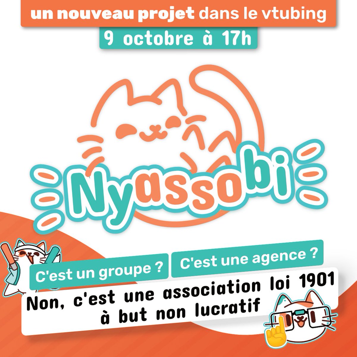 Nyassobi's tweet photo. 📆 La suite Mercredi 9 Octobre

#vtuberfr https://t.co/KGOnQk0lJB