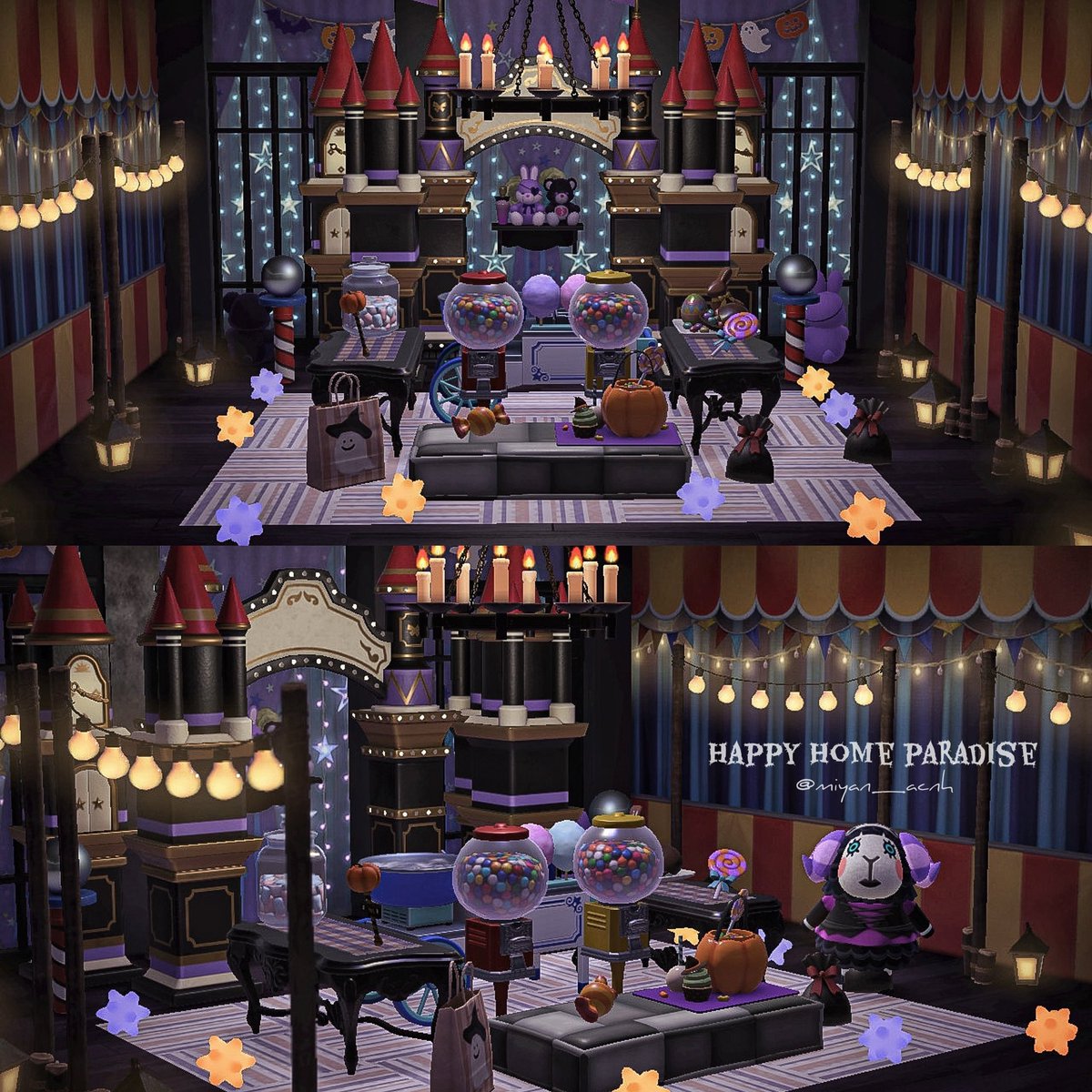 Halloween candy shop🍬🎃🍭

#あつまれどうぶつの森 #あつ森 
#あつ森写真部 #animalcrossing #acnh