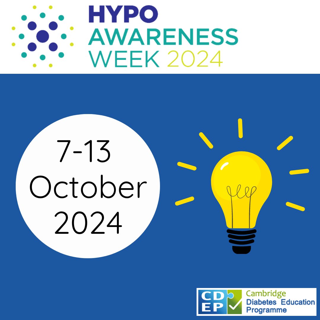 📢 It’s the start of #HypoAwarenessWeek2024 

Don’t forget to complete your FREE online training with CDEP 
 
Start learning here ⬇️

🔗 cdep.org.uk/home.html