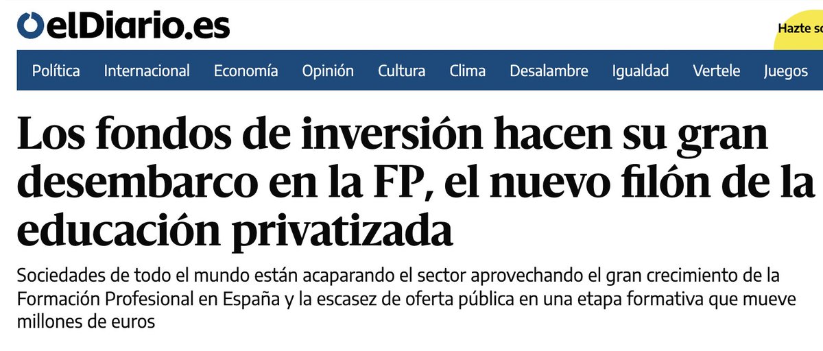 1. Los fondos de inversión se están haciendo con cada vez más sectores que son infraestructuras para la reproducción social: vivienda, sanidad o educación.

No es el mercado. Son políticas como Ayuso destrozando lo público para producir condiciones de negocio para los fondos.