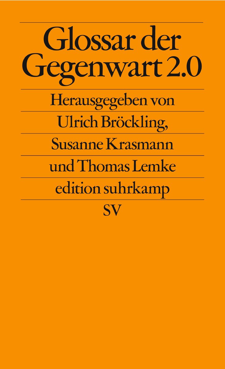 Am morgigen Dienstag, 19 Uhr, eröffnen wir das Wintersemester mit einer Buchpräsentation. Ulrich Böckling stellt im Gespräch mit Falko Schmieder das "Glossar der Gegenwart 2.0" vor.
Der Eintritt ist frei, eine Anmeldung nicht nötig. 
Alle Infos unter zfl-berlin.org/veranstaltunge…