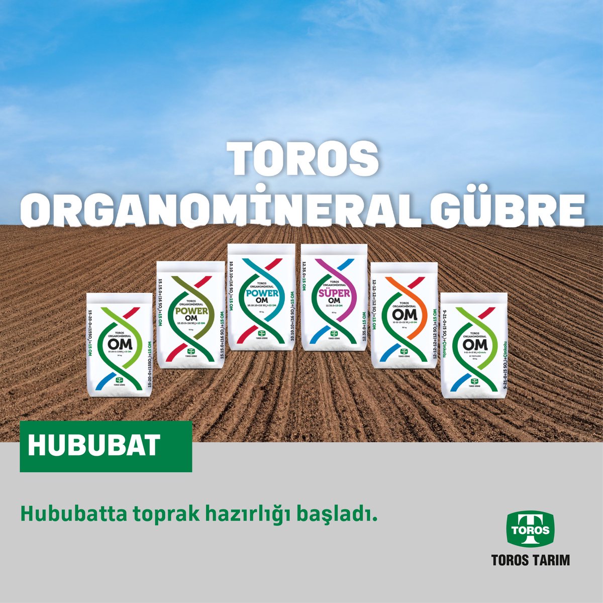 Sıcaklar yavaş yavaş yerini sonbaharın serinliğine bırakırken, hububatta toprak hazırlığı dönemine girdik. 

Ekim ayı ile hububat ekilecek tarlalarınızı organik maddece zenginleştirerek yüksek verim ve kaliteli ürün elde etmek için “Toros Organomineral Gübre Serisi”ni deneyin!