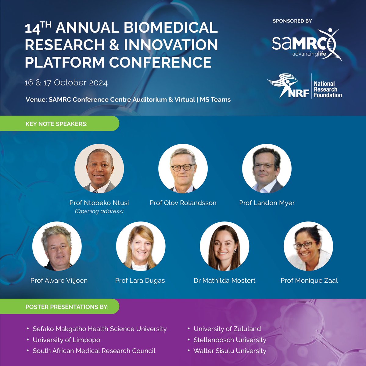 We are excited to share with you the programme line-up for the upcoming Biomedical Research &amp; Innovation Platform (BRIP) Conference.
 
To attend in person, please follow this link: shorturl.at/bC9ue

We look forward to welcoming you!