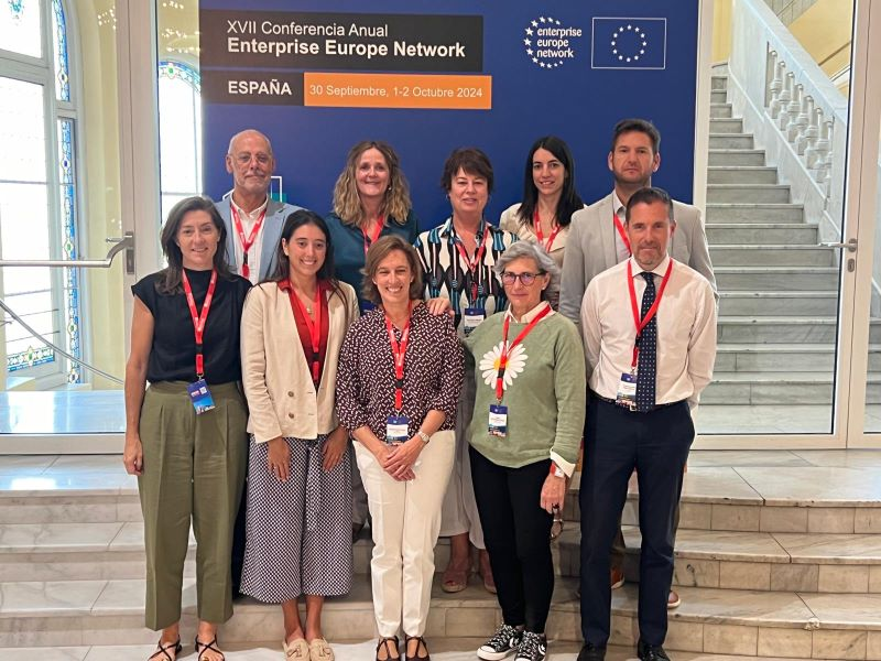 grupospri's tweet photo. 🌍 El Grupo SPRI impulsa la #internacionalización de pymes vascas en la conferencia anual de Enterprise Europe Network (@EEN_EU) en Madrid.
Innovación y sostenibilidad en el centro del debate.
🔗 https://t.co/orRUrOrE0V
#pymes #EEN #EENBasque #GrupoSPRI https://t.co/8rPfIXoYbm