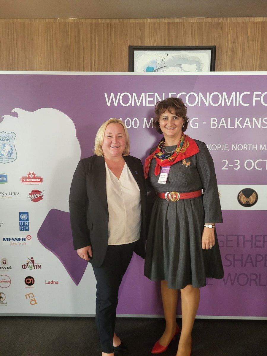 Was honoured to speak at the #Women Economic Forum Balkans 2024 and to present <a href="/UNDPMK/">UNDP MK</a> key strategies on empowering #women, #youth and disadvantaged groups at the labour market.