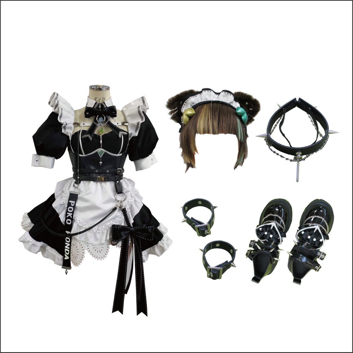 衣装オーダーご予約　ちょっちょ様 Amazon.co.jp: [KANKUXS] フルセット 衣装+太もも飾り+