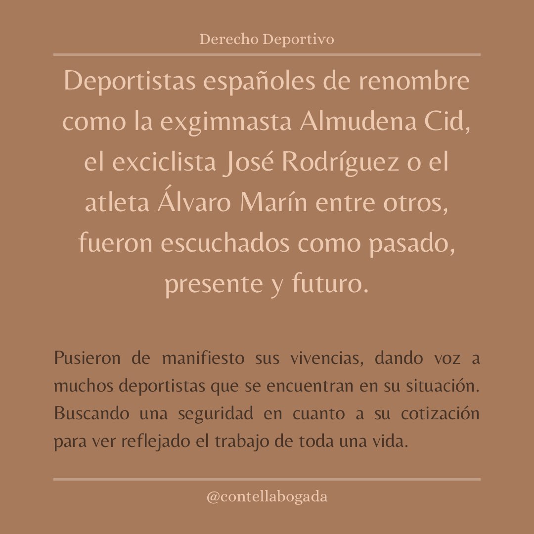 contellabogada's tweet photo. 🆘LA NECESIDAD IMPERIOSA DE LA CREACIÓN DEL ESTATUTO DEL DEPORTISTA🆘 https://t.co/AfE9S54vqA