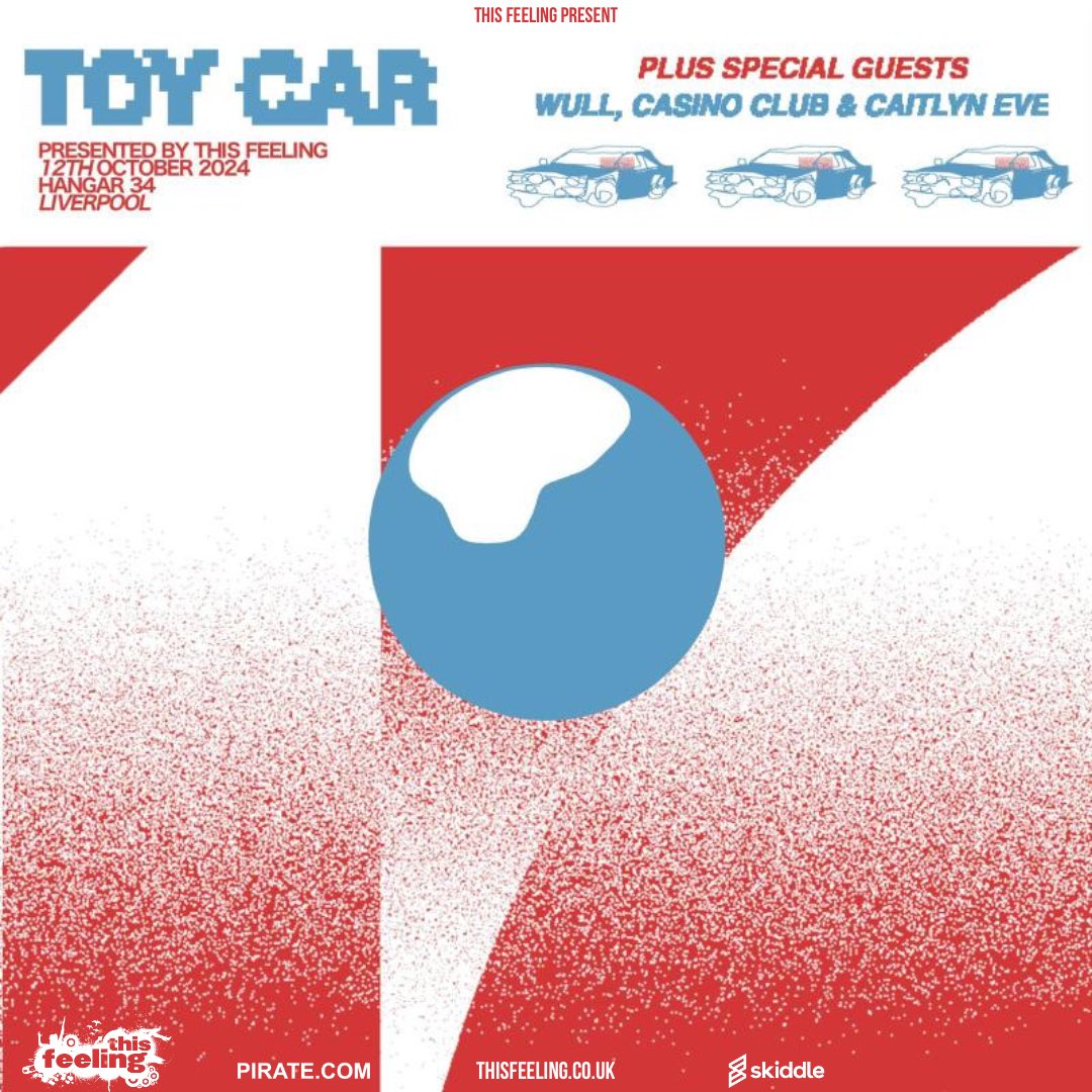 This Feeling (@this_feeling) on Twitter photo Coming up this week : Saturday 🎸 <a href="/toycarmusic/">TOY CAR</a> Liverpool <a href="/Hangar34Liver/">Hangar34 Liverpool</a> + special guests <a href="/wullband/">Wull</a> <a href="/CasinoClubBand/">Casino Club</a> & <a href="/caitlyneve_/">Caitlyn Eve</a>
🎟️ thisfeeling.co.uk/toycar
🎶 open.spotify.com/playlist/4ZNgT… Coming up this week : Saturday 🎸 <a href="/toycarmusic/">TOY CAR</a> Liverpool <a href="/Hangar34Liver/">Hangar34 Liverpool</a> + special guests <a href="/wullband/">Wull</a> <a href="/CasinoClubBand/">Casino Club</a> & <a href="/caitlyneve_/">Caitlyn Eve</a>
🎟️ thisfeeling.co.uk/toycar
🎶 open.spotify.com/playlist/4ZNgT…