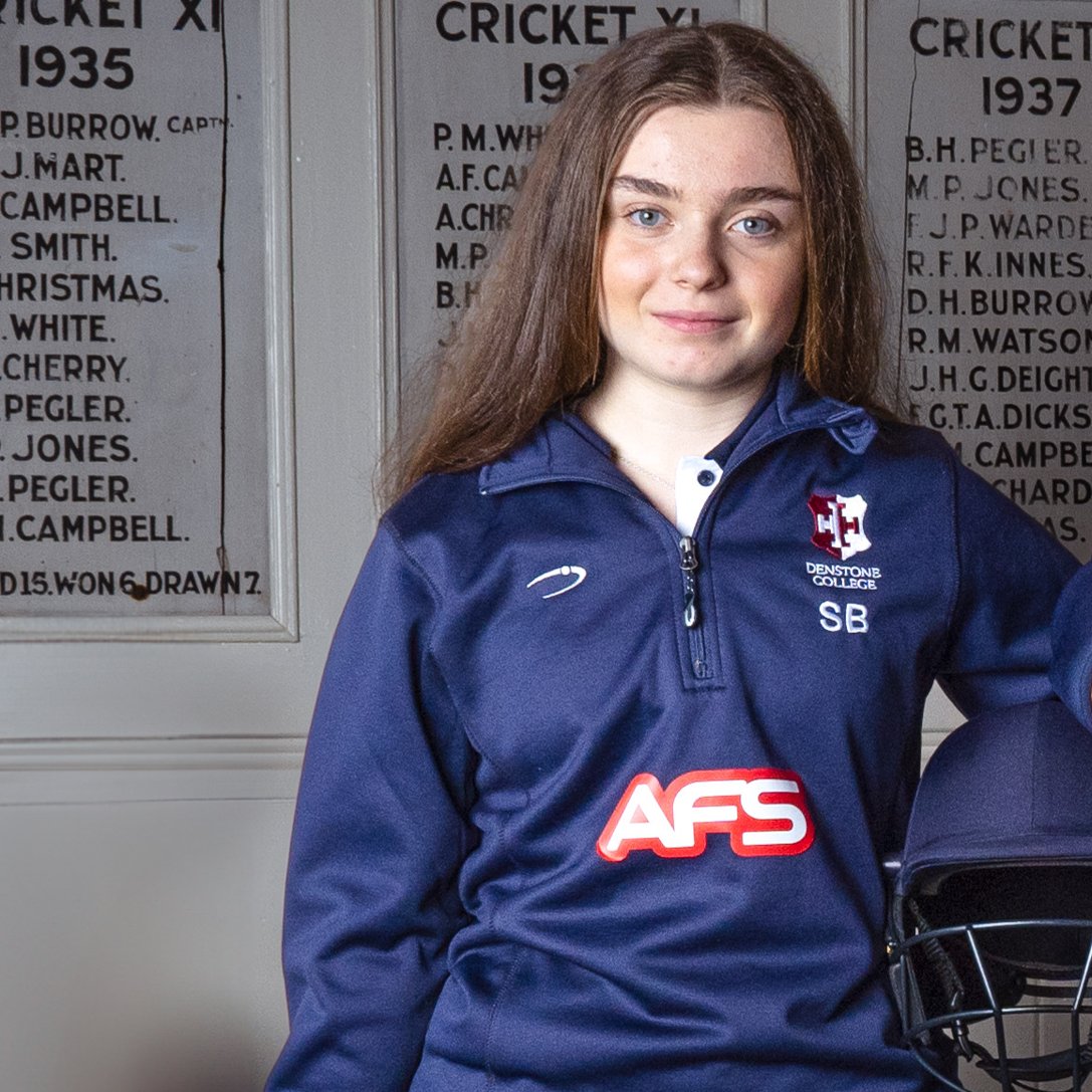 DenstoneCollege's tweet photo. Huge congratulations to Sophie who has been selected for the Women’s U19 World Cup 2025 squad, to be held in Malaysia. Sophie will be one of the non-travelling reserves but will take part throughout the preparation phase and act as a stand-by player should a replacement player be required.

Sophie says: I am delighted to be selected into the England U19 training squad for the 2025 World Cup. It really is an exciting opportunity to be able to train alongside some experienced players in an England environment which will challenge me and progress my game. Playing for Central Sparks in the academy and being named in the senior squads at the end of the season has given me exposure to a professional environment. Denstone College has given me so much support with my cricket. I have received many opportunities such as touring to Barbados which was an invaluable experience and being able to play in various teams including both the senior boys’ teams and captaining the girl’s 1st XI. 

This year, Sophie will complete her A Levels at Denstone and we can’t wait to follow her continued success. We wish Sophie and the team all the best for the World Cup.
#DenstoneCollege #ItStartsHere #Cricket @CentralSparks @DenstoneSport