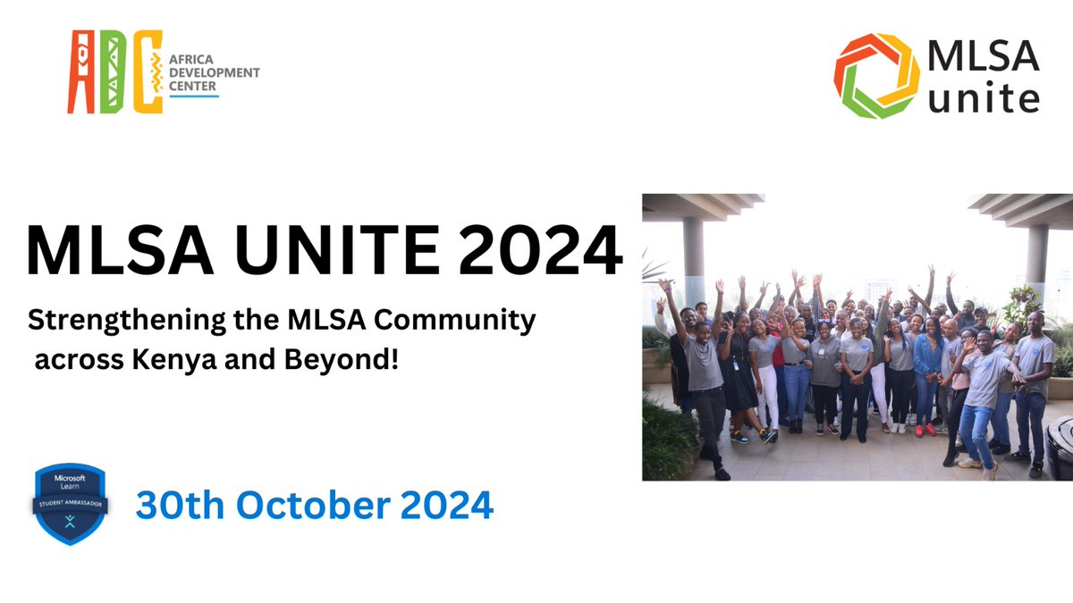 Calling all Microsoft Learn Student Ambassadors in Kenya and Beyond! 🥳🥳🥳

Let’s celebrate our milestones, set new goals, and empower each other to achieve more. Together, we can drive our community to greater heights! 🚀

#MicrosoftLearn  #MSFTImagine 
<a href="/IamPablo/">Pablo</a>