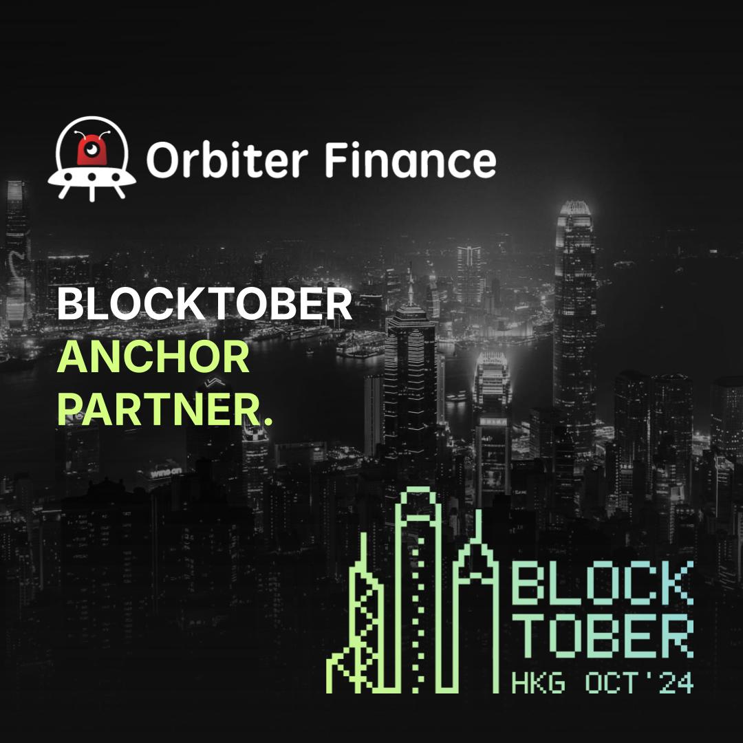 Blocktober (@blocktoberhk) on Twitter photo 🔥Focus On! 🔥
We proudly present our anchor partner <a href="/Orbiter_Finance/">Orbiter Finance 🛸</a> at #BLOCKTOBER24!
Get ready for Orbiter Finance's Omni Day is an event series initiated by Orbiter Finance that educates, amplifies, and share research on the current state of OmniChain and zk development 🔥Focus On! 🔥
We proudly present our anchor partner <a href="/Orbiter_Finance/">Orbiter Finance 🛸</a> at #BLOCKTOBER24!
Get ready for Orbiter Finance's Omni Day is an event series initiated by Orbiter Finance that educates, amplifies, and share research on the current state of OmniChain and zk development