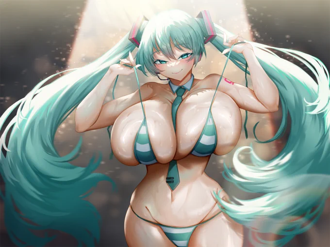 デカ乳ミクさん 