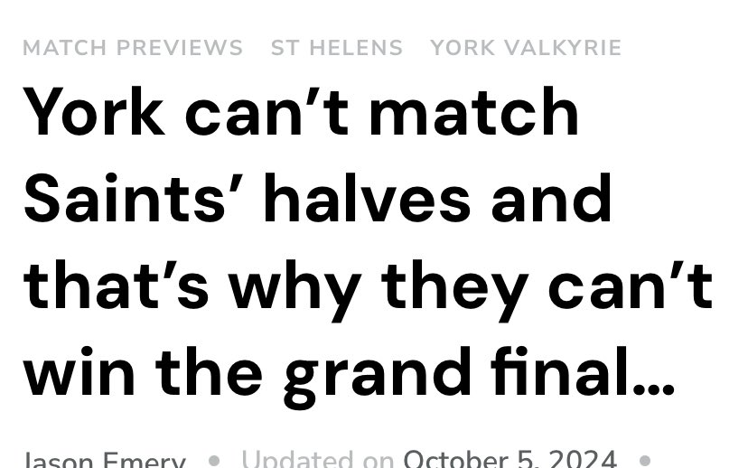 I’ll leave this here. BACK TO BACK CHAMPIONS🏆 <a href="/YorkValkyrie/">York RLFC Valkyrie</a>