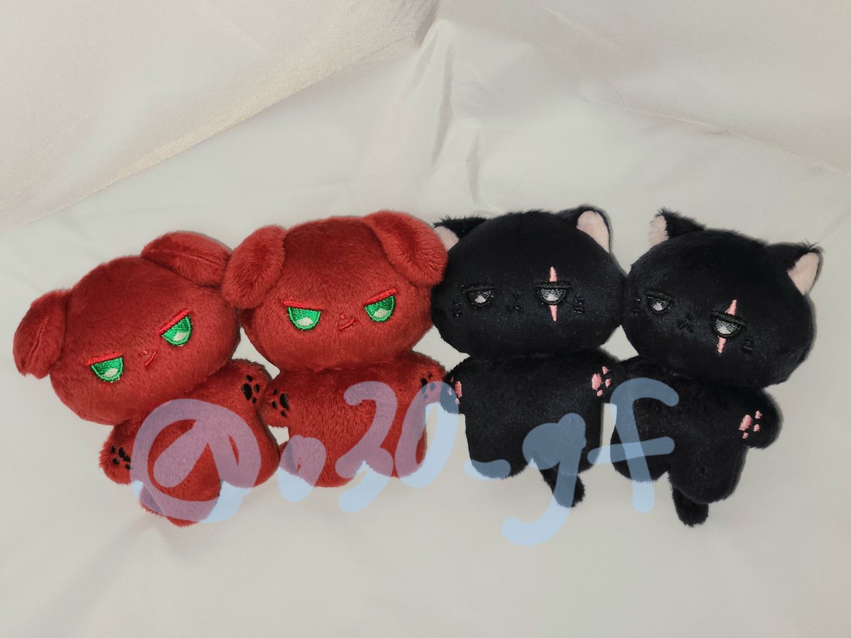 10cm 동물형 커미션 작업했습니다 ❤️🖤