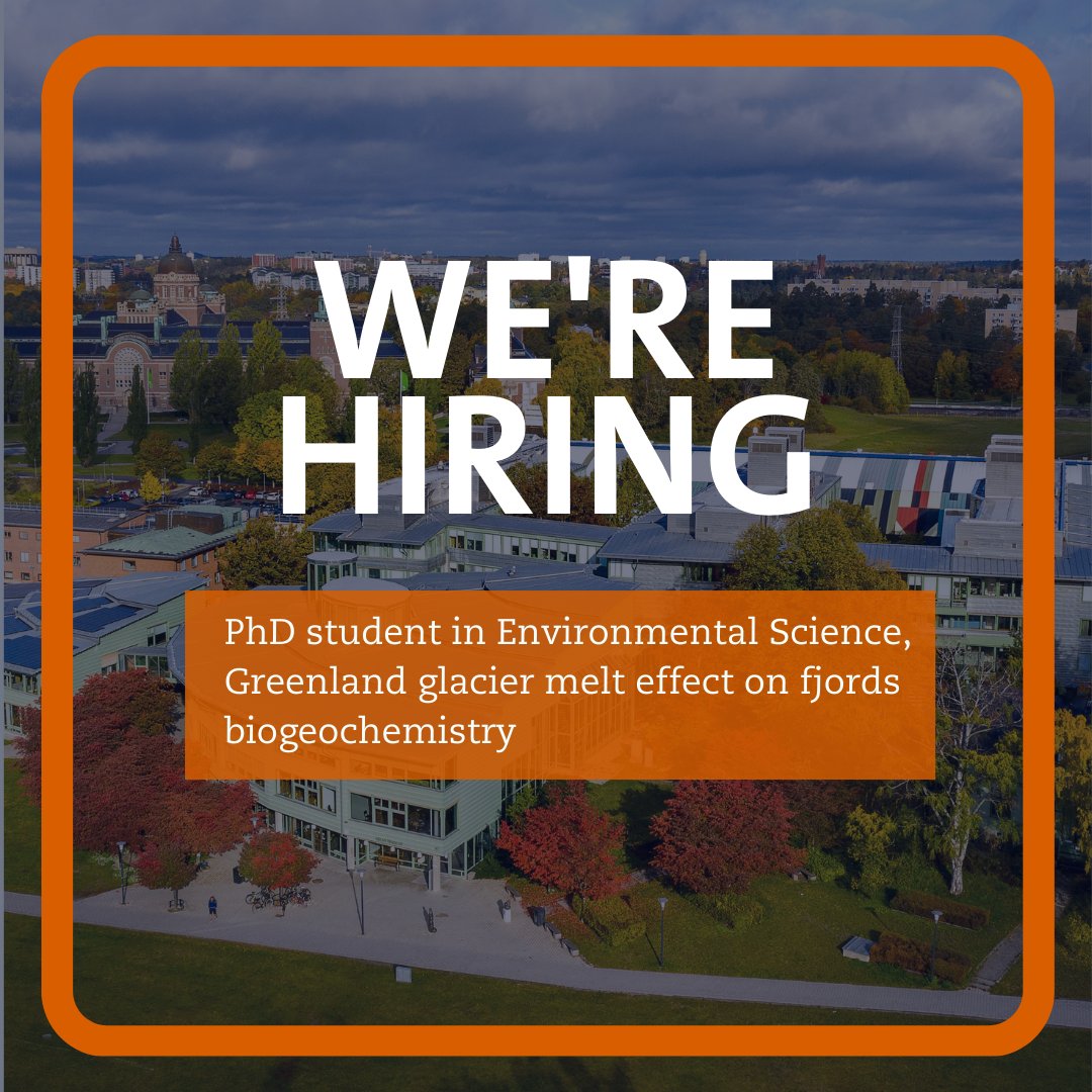3 PhD positions in Environmental Science available!

📅 Deadline: 5 November

Don’t miss out—apply now!

More information &amp; apply 👉shorturl.at/u6zYH