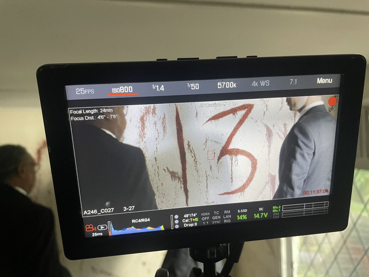 Fantastic day yesterday filming for scenes for our next feature film The 13th Child! Coming soon after The Wicker Children