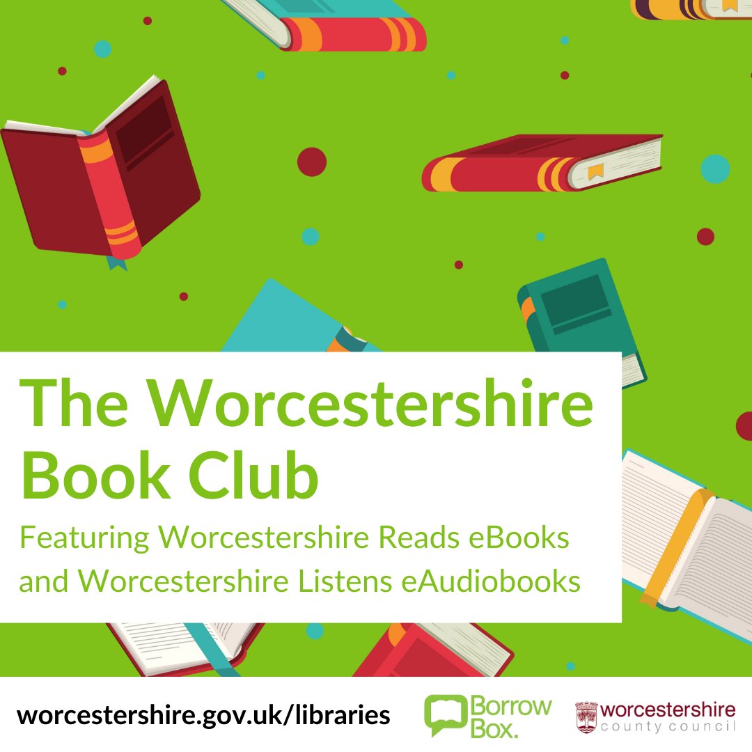 Exciting news! The first session of the Worcestershire Book Club is happening on 15 Oct! Join us to connect with fellow book lovers, share your thoughts on recent #Worcestershirereads and #WorcestershireListens

Reserve your FREE spot today: Book Here
eventbrite.co.uk/e/worcestershi…
