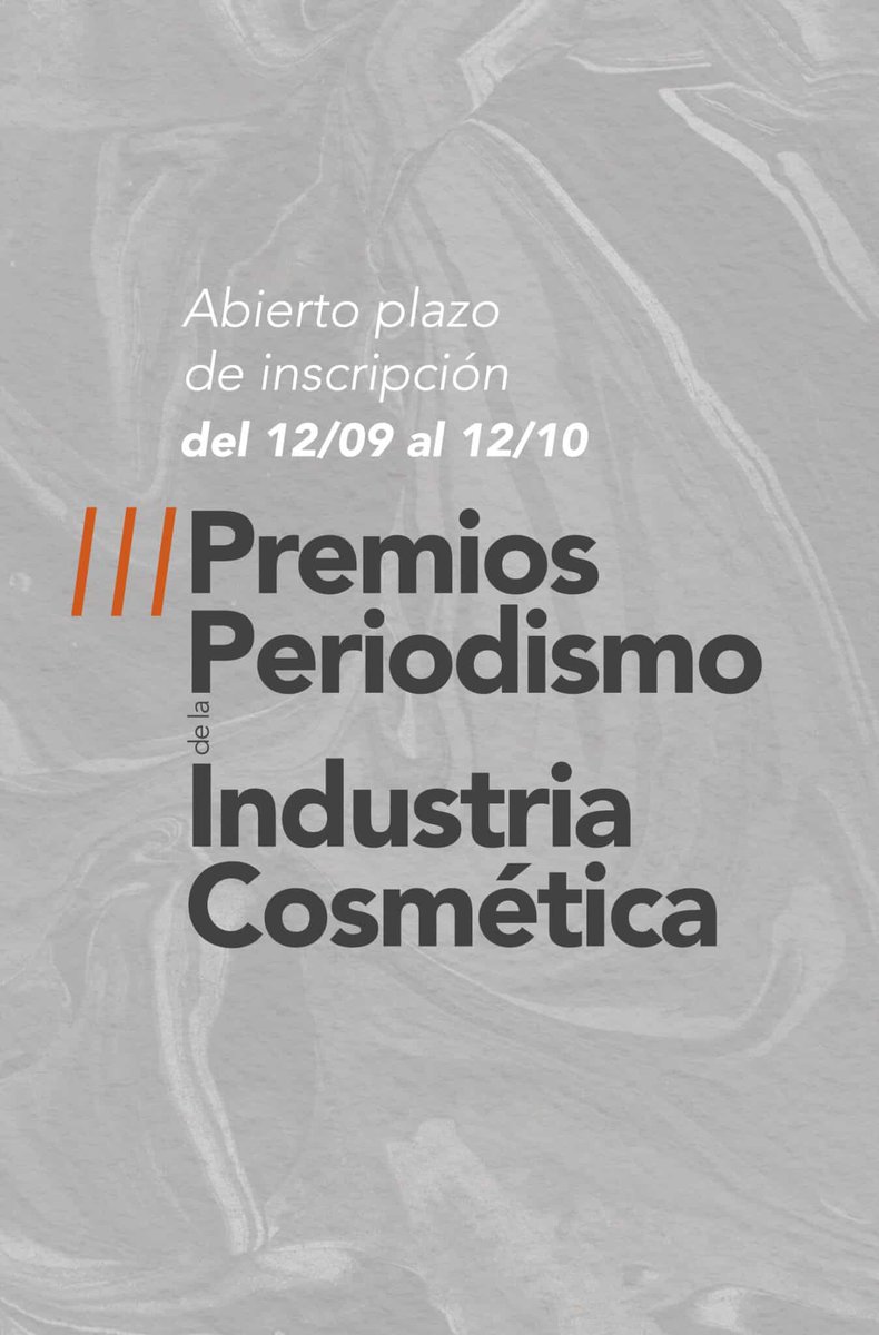 📝 <a href="/stanpa_es/">Stanpa</a> convoca la 3.ª edición de los Premios de Periodismo de la Industria Cosmética, con nuevas categorías en #Sostenibilidad y #Diversidad 🌿💄

🔸 Reconocimiento al impacto positivo
🔸 Fomento de la transparencia

Más info 👉 n9.cl/966jl

#Periodismo