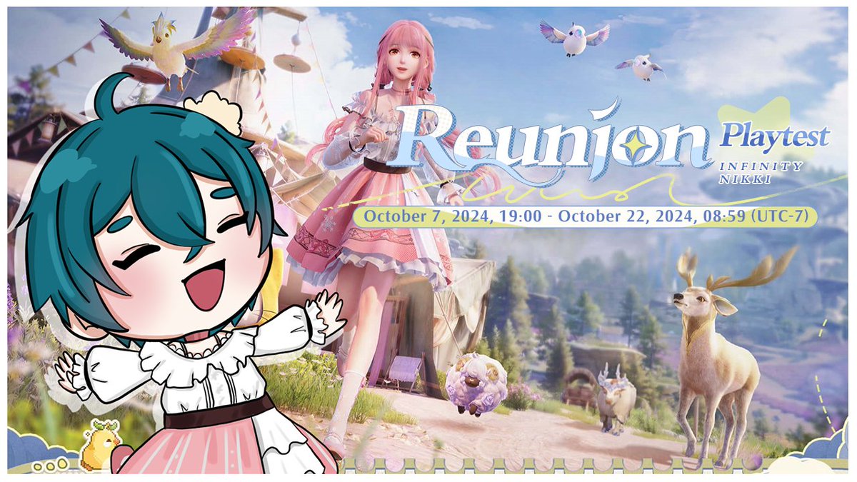 I'M IN! Can't belive I will have the chance to participate in <a href="/InfinityNikkiEN/">Infinity Nikki</a> CBT 😭 I'm sorry for the person i will be while i play this game...👏 I still have work to do but i'll try to stream as much as i can! 👗
