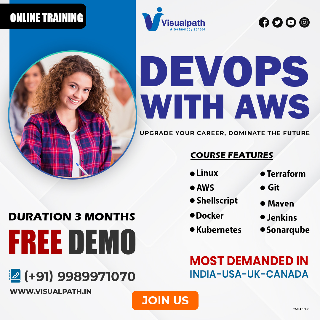 ranjith835's tweet image. @VisualpathEdu offers effective AWS DevOps Training in Hyderabad. To schedule a free demo, simply reach out to us at +91-9989971070.
Visit visualpath.in/devops-online-…

#DevOpswithAWS, #Visualpath, #devopsengineer, #softwaretraining, #linux,