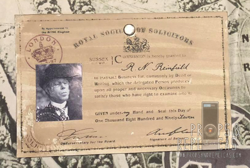 Prop_Replicas's tweet photo. Bram Stoker's Dracula - Renfield Solicitor's License replica
#props #propsandreplicas #dracula #draculabramstoker https://t.co/7nMVtGyziD